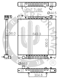 13723 Radiator Drawing Product Bulletin: 2723-2